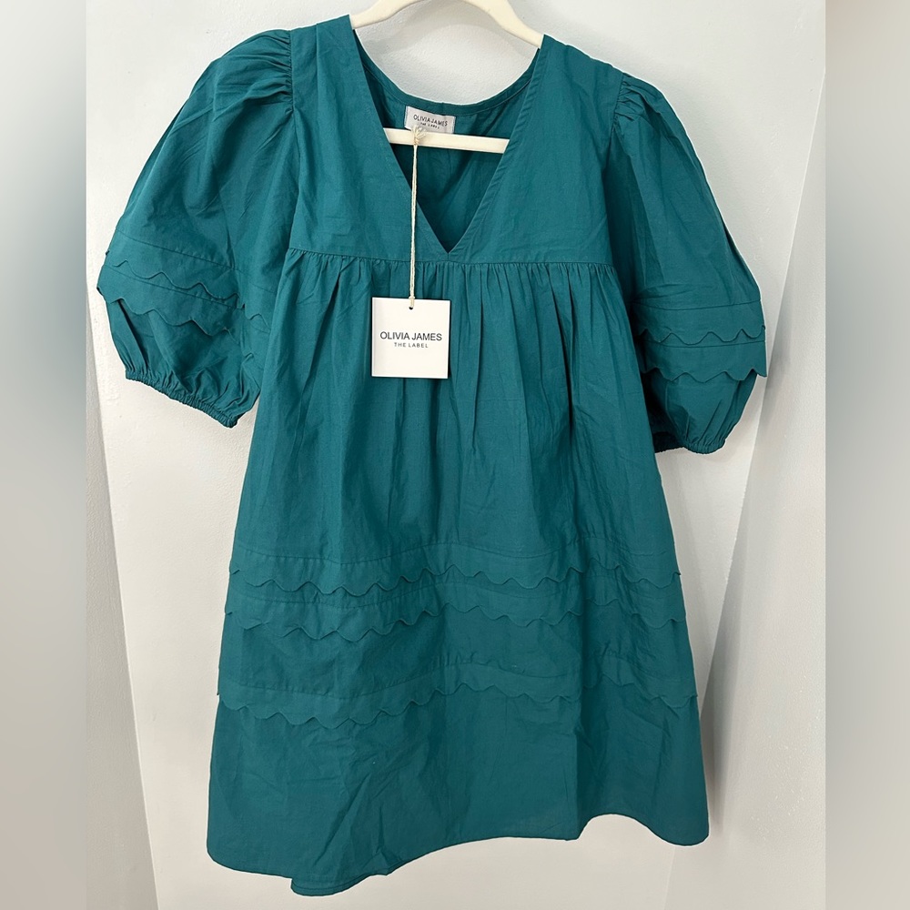 Teal Mini Dress